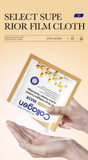 ROSPSKL Collagen Anti-Aging Face Mask Pack with Superior Film Cloth for Youthful Skin