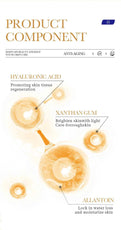 ROSPSKL Anti-Aging Masks featuring Hyaluronic Acid, Allantoin, and Xanthan Gum for youthful skin care