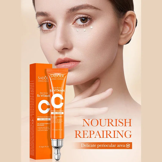 eelhoe 5x Vitamin C Eye Cream for Nourishing and Repairing Delicate Periorbital Area