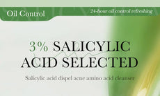 3% Salicylic acid facial cleanser for oil control and acne treatment with amino acids