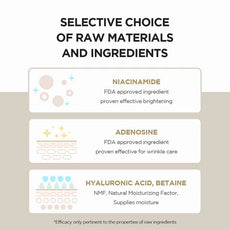 SANENDI Cleanser with Niacinamide, Adenosine, and Hyaluronic Acid for Brightening and Moisturizing