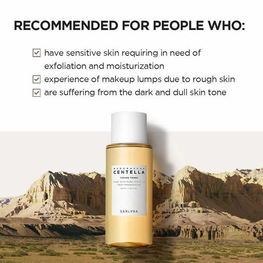 SANENDI Centella Feeling Cleanser for Sensitive Skin, Exfoliation and Moisturization