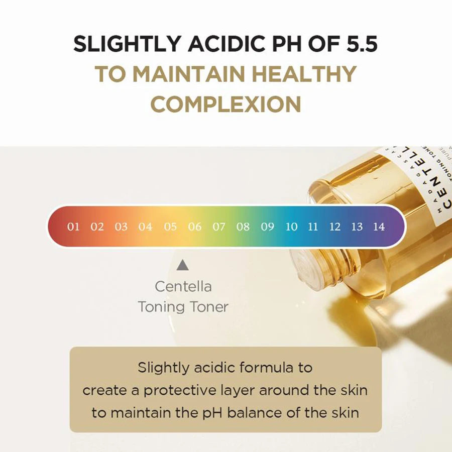 SANENDI Centella Toning Toner with slightly acidic pH 5.5 for healthy complexion and skin balance