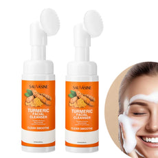 Ms.Dear Turmeric Facial Cleanser for Smooth Skin with Cleansing Brush Tip