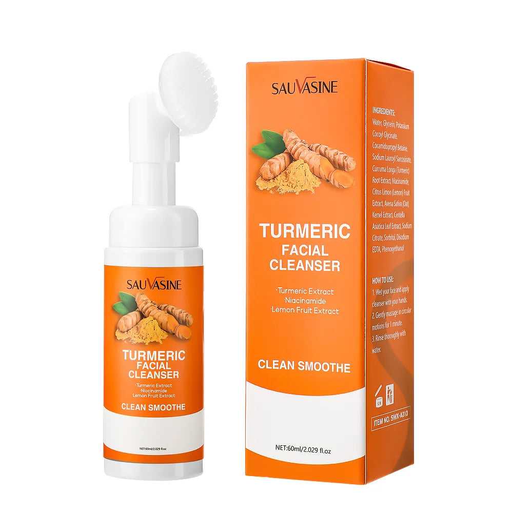 Ms.Dear Turmeric Facial Cleanser with Niacinamide and Lemon Extract for Radiant Skin