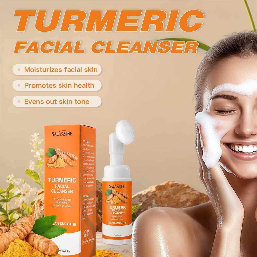 Ms.Dear Turmeric Facial Cleanser promoting skin health and evening out skin tone