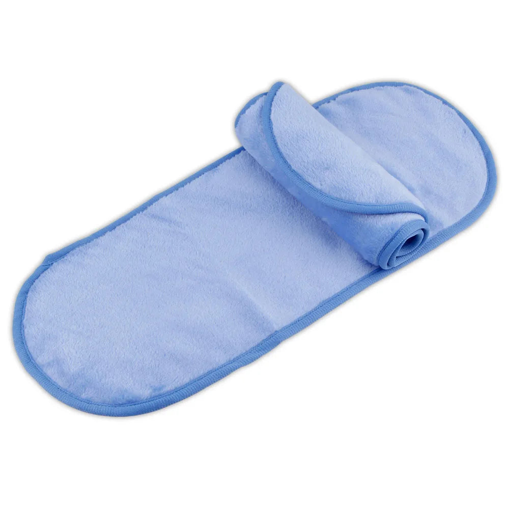 NoEnName_Null Soft Blue Microfiber Cleansing Cloth for Gentle Skin Cleansing and Makeup Removal