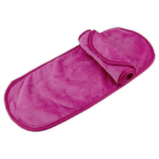 Soft Pink Cleansing Cloth for Gentle Skin Cleaning and Makeup Removal