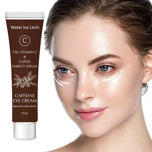 Water Ice Levin Caffeine Eye Cream with 15% Vitamin C and Coffee Serum for Brightening and Firming