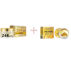 West&Month 24K Gold Collagen Mask Set for Radiant and Youthful Skin
