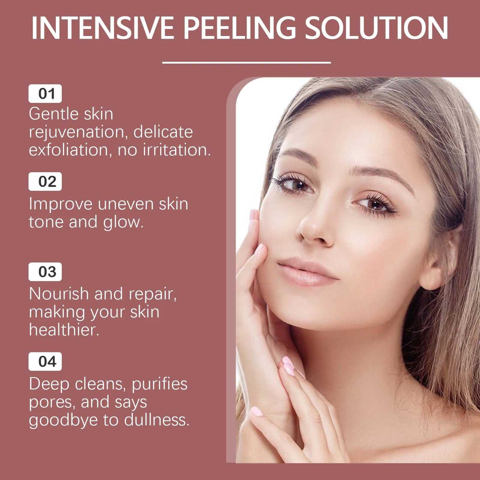 West&Month Intensive Peeling Solution for gentle exfoliation and skin rejuvenation without irritation