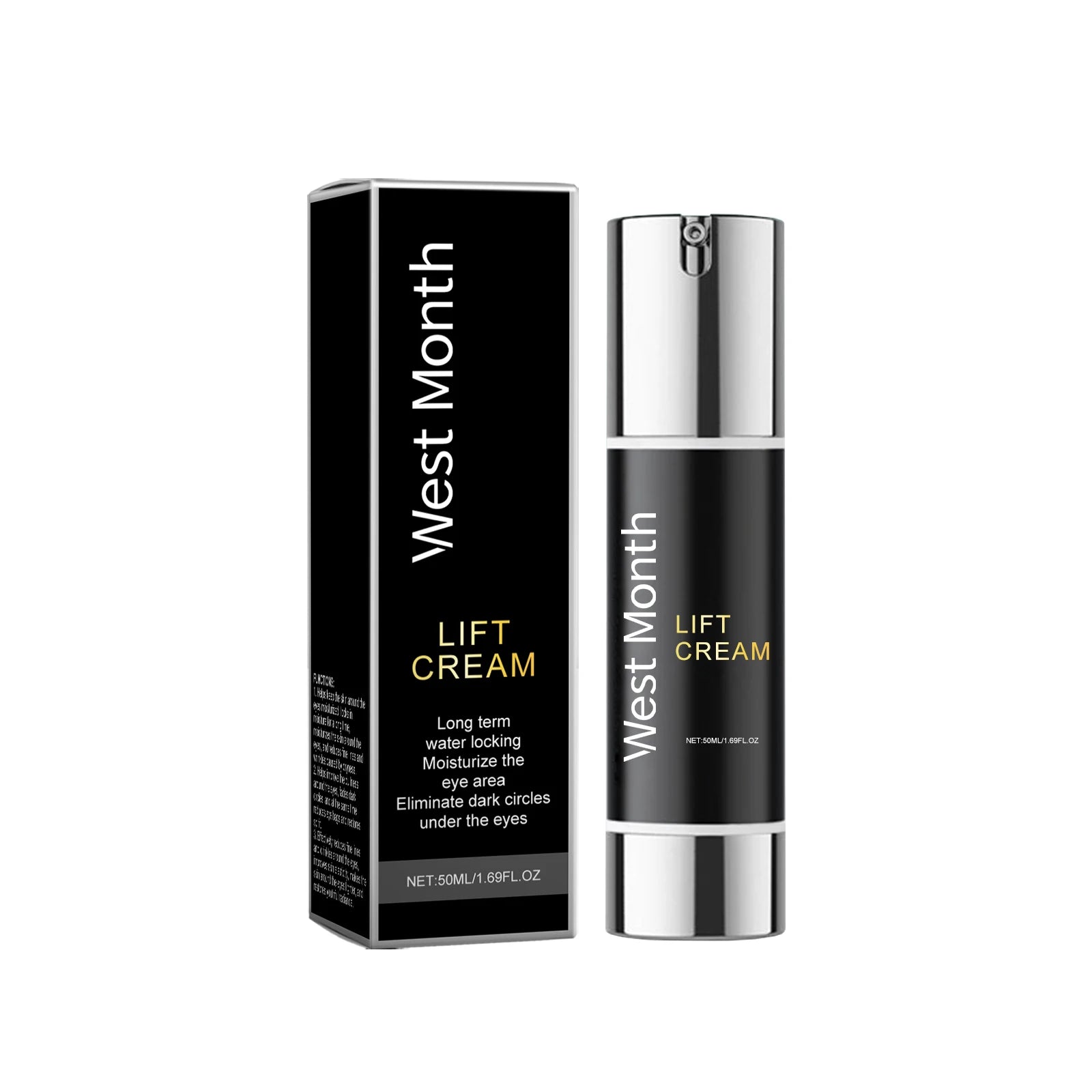 West Month Lift Cream for Eye Care, hydrating formula to reduce dark circles and enhance moisture