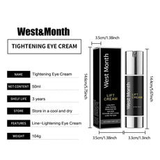 West&Month Tightening Eye Cream 50ml for reducing fine lines and lifting skin around the eyes