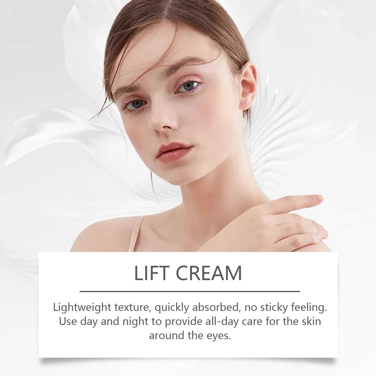 West&Month Lift Cream for Eye Care with Lightweight Texture for Quick Absorption and All-Day Hydration