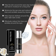 West Month Eye Care Lift Cream to hydrate skin and reduce fine lines and wrinkles around the eyes