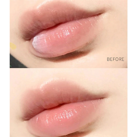 WNP'L Lip Gloss Before and After Application for a Hydrated, Luscious Look