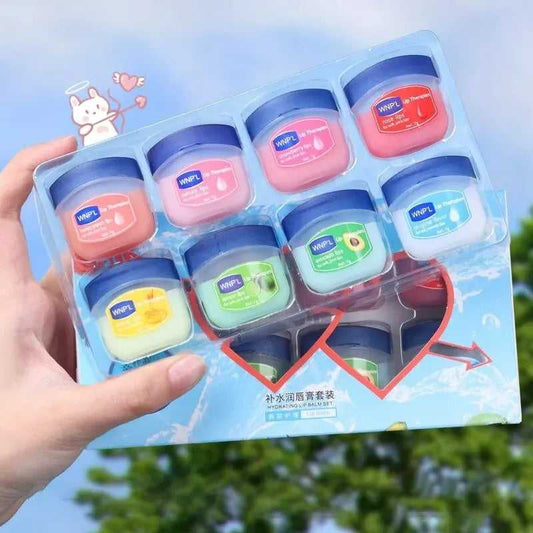 REAROYA Assorted Mini Moisturizing Creams Set in Colorful Jars for Hydrating Skincare