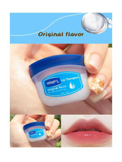 WNP'L Lip Therapies original flavor in a blue jar for soft, smooth lips with moisturizing benefits