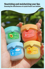 SADOER Lip Balm Set in Colorful Containers, Featuring Avocado, Honey Peach, and Original Flavors for Moisturized Lips