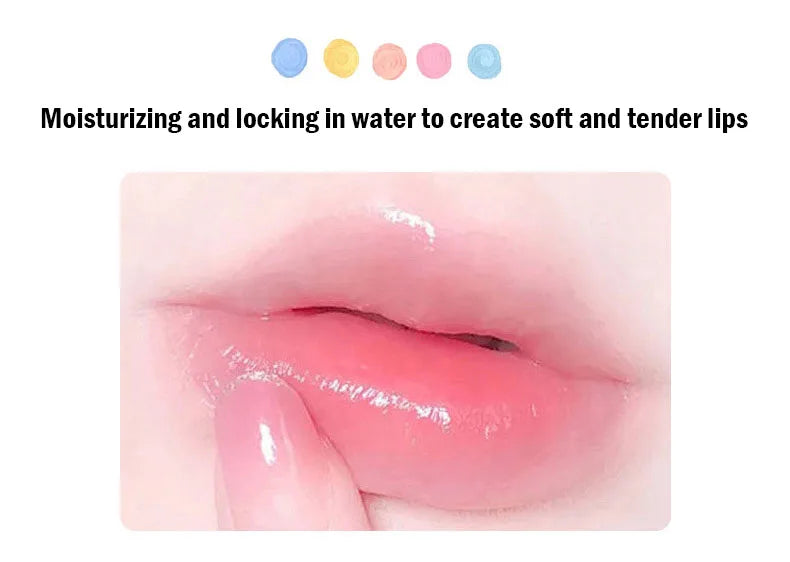 SADOER Moisturizing Lip Balm for Soft and Tender Lips with Hydrating Color Options