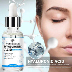 YOUNGCOME Hyaluronic Acid Face Serum with plant extracts for dry skin care and hydration