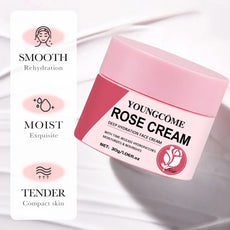 Youngcome Rose Cream Deep Hydration Face Cream for Smooth, Moist, and Tender Skin