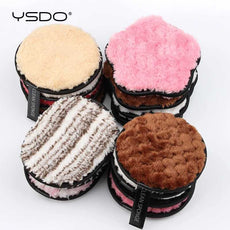 YSDO Cleansers Soft and Plush Cleaning Sponges in Assorted Colors and Textures for Gentle Skin Care