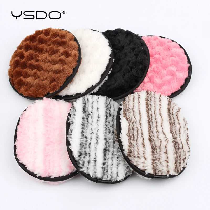 YSDO Cleansing Pads in Various Colors for Gentle Makeup Removal and Skin Care