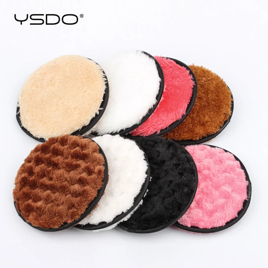 YSDO Soft Cleansing Pads in Various Colors for Gentle Skin Cleansing and Makeup Removal