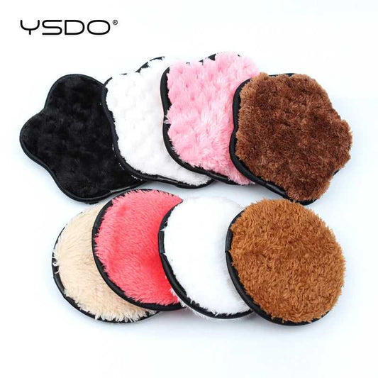 YSDO Soft Cleansing Pads in Various Colors for Effective and Gentle Makeup Removal