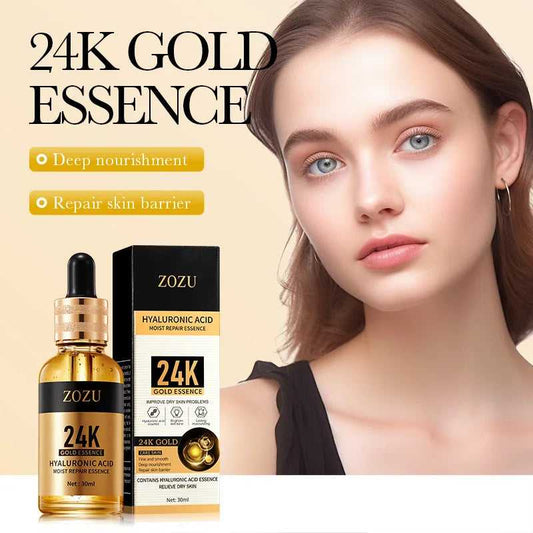 DRMEINAIER 24K Gold Essence with Hyaluronic Acid for Deep Nourishment and Skin Barrier Repair
